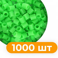 Бусини для термомозаїки 5 мм, 1000 шт., у контейнері (світло-зелений)