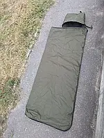 Универсальный зимний спальник для военных, спальный мешок с капюшоном, спальник зимний Хаки tru