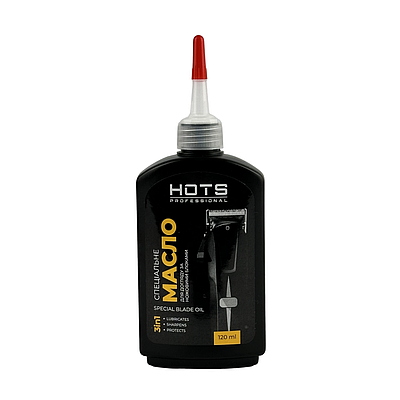 Мастило для змащування ножів машинок для стрижки Hots Professional Blade Oil, 120 мл (HP-OIL120)