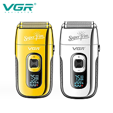 Професійний шейвер VGR Foil Shaver Super Trim Silver (V-332-SL), фото 2