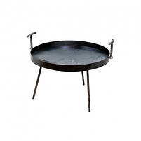 Сковорода діаметр 60 см із кришкою Сковорода мангал із диска борони оригінальний подарунок на день, фото 5