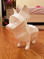 PaperKhan конструктор з картону 3D фігура собака пес Паперкрафт Papercraft подарунковий набір для творчості іграшка сувенір