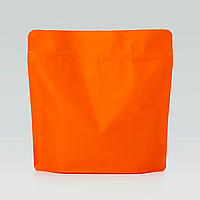 Дой-пак 200х190 ПОМАРАНЧЕВИЙ soft touch (250г) + zip-замок дно