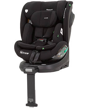 Автокрісло CARRELLO Meteorit (i-Size 40-150см ISOFIX, опорна стійка) CRL-16001 Space Black