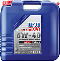 Полностью синтетическое моторное масло Liqui Moly Diesel Synthoil 5W-40, 20л(897046676754)