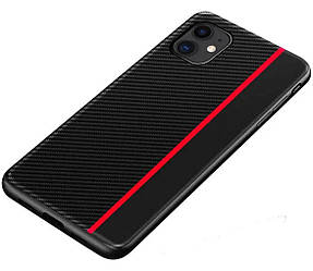 Чохол накладка Primolux CFC для Apple iPhone 11 - Black&Red