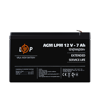Акумулятор AGM LPM 12V - 7 Ah