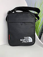 Сумка мужская North Face, сумка для мужчин спортивна, сумка текстильная на молнии, сумка Черная tru