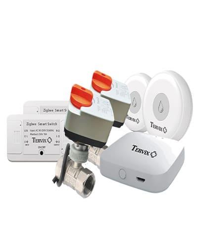 Система захисту від потопу для розумного будинку Tervix ZigBee Water Stop Premium на 2 труби 3/4"