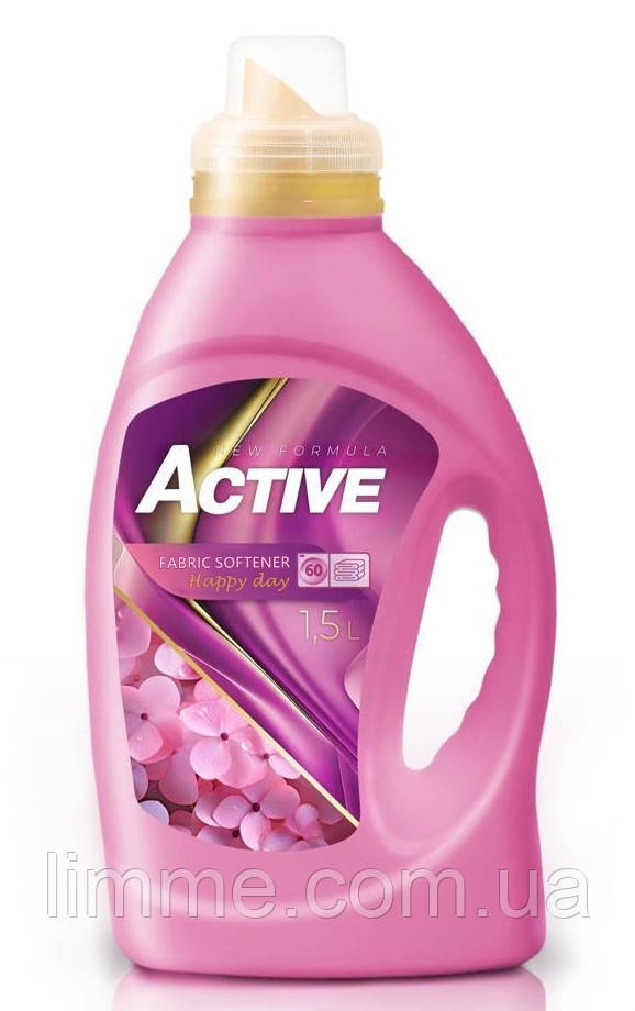 Ополіскувач для білизни Active Fabric softener Happy day 1.5 л