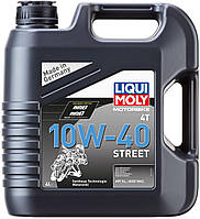 HC-синтетическое моторное масло для 4-тактных мотоциклов - Liqui Moly Motorbike Street 4T 10W-40,