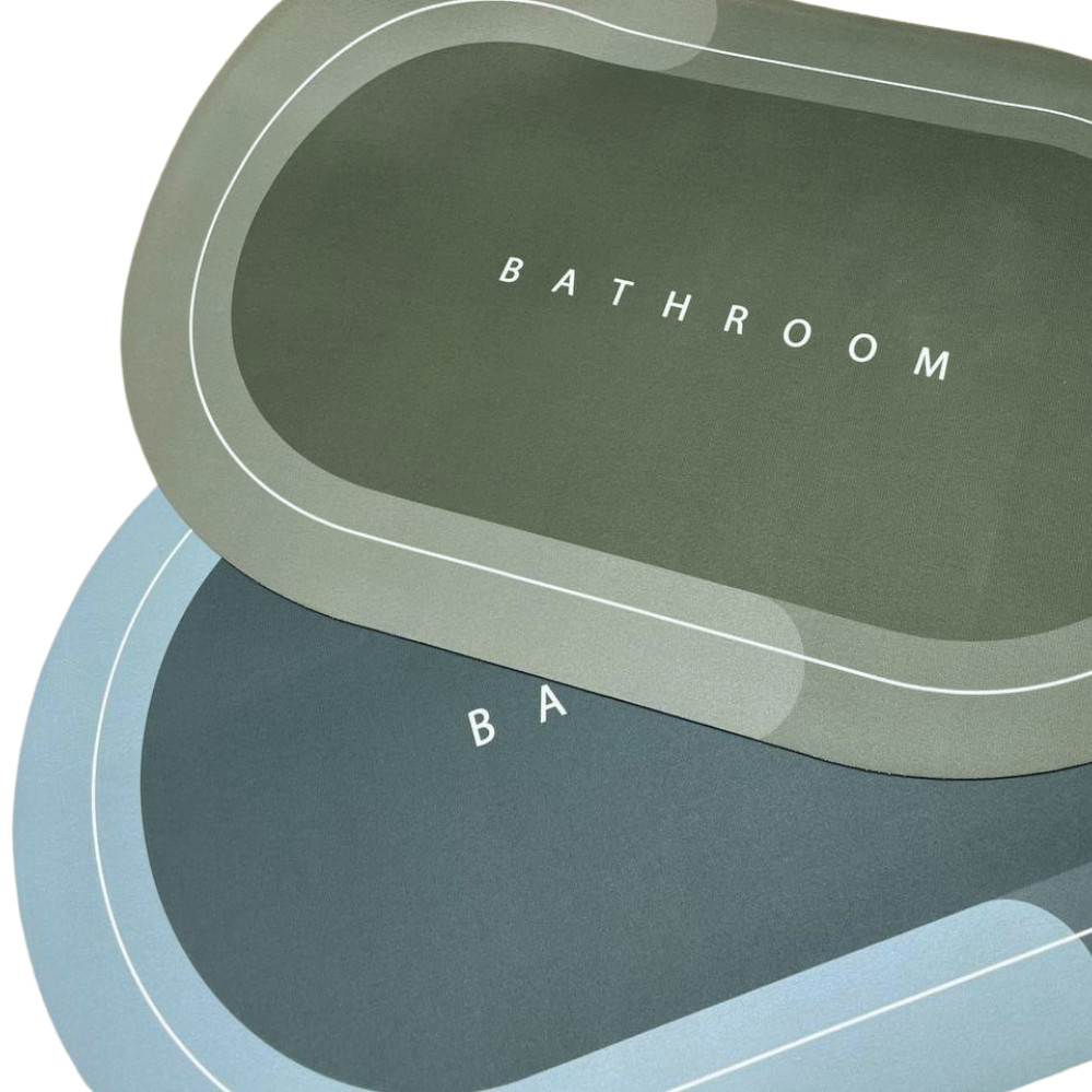 Килимок у ванній вологовбираючий діатомітовий протиковзкий для ванної всмоктувальний вологу 40х58см, фото 1