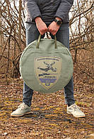 Сковорода для відкритого вогню Велика дискова сковорода 40 см Тарілка для смаження на багатті, фото 9