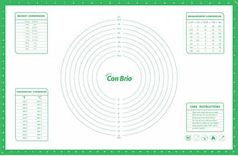 Килимок силіконовий Con Brio CB-679-green 43,5х66,5 см зелений