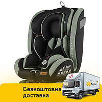 Детское автокресло TILLY Bliss ISOFIX с поворотом (0+1+2+3) T-535 Olive Green Зеленый