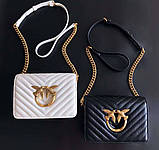 Жіноча сумка Pinko click mini (231112) біла, фото 8