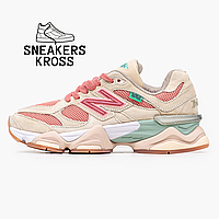 Женские кроссовки New Balance 9060 Joe Freshgoods Inside Voices Penny Cookie Pink, Нью Беленс 9060