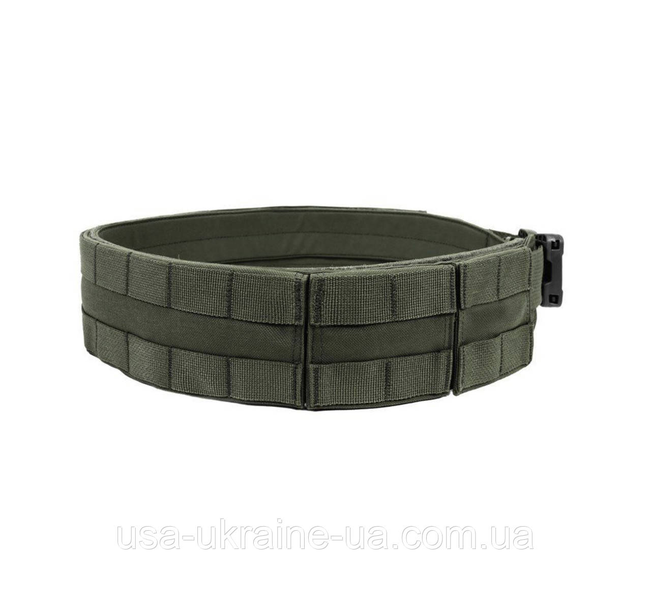 Боевой пояс Warrior Assault Systems Low Profile MOLLE с полимерным ремнем Cobra олива - фото 2 - id-p2091373776