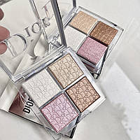 Палетка хайлайтерів Діор dior backstage glow face palette 001