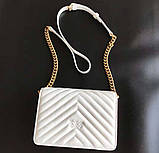 Жіноча сумка Pinko click mini (231112) біла, фото 2