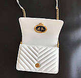 Жіноча сумка Pinko click mini (231112) біла, фото 4