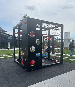 Дитячий ігровий майданчик Куб 2,5*2,5м game cube спортивний комплекс вуличний дитячий комплекс, фото 2
