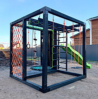 Дитячий ігровий майданчик Куб 9 2,5*2,5м Game cube спортивний комплекс вуличний дитячий комплекс