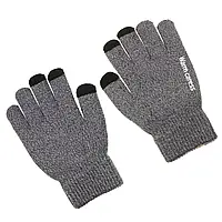 Сенсорные перчатки, серый (F-S)