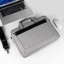Сумка для ноутбука або MacBook 14,1-15,4" спеціальна 39 см X 28 см Сірий ( код: IBN041S ), фото 6