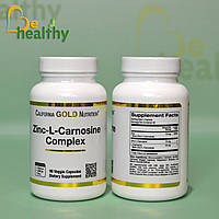 Цинк-L-карнозин, California Gold Nutrition, 90 растительных капсул
