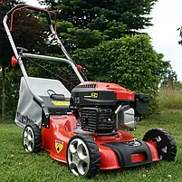 Газонокосарка HECHT540 бензинова, 1 циліндровий 4-тактний, 2,0кВт/2,72к.с, 2800 об/хв, робоча ширина 40,6см, травозбірник 40л, фото 2