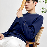 Футболка Xiaomi ShangFang Antibacterial T-Shirt 4XL Navy Blue (LLAAC7112C26) Темно-синя, фото 4