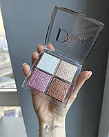 Палетка хайлайтерів Діор dior backstage glow face palette 001