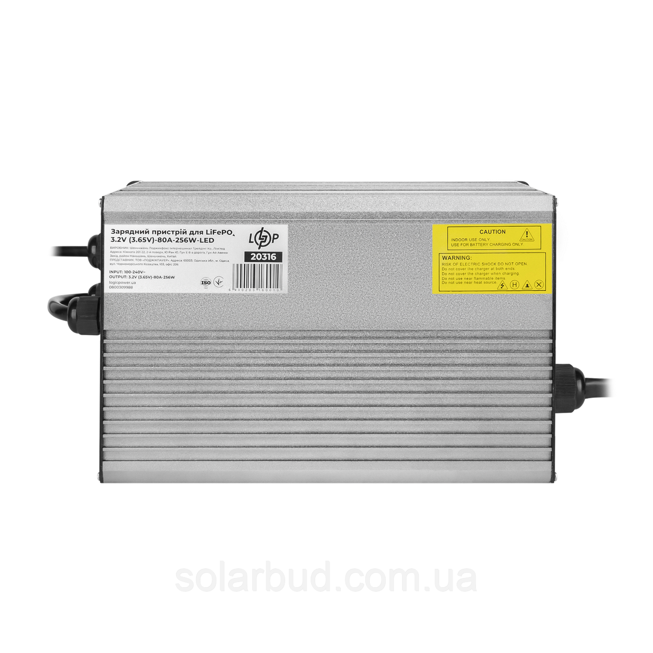 Зарядний пристрій для акумуляторів LiFePO4 3.2V (3.65V)-80A-256W-LED, фото 1