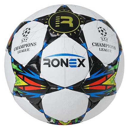 М'яч футбольний Grippy Ronex AD/FC3 синьо-чорний, фото 1
