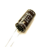 ECAP-RD-220mkf - 100v (105°C) (RD) Конденсатор электролитический: 220 мкФ, 100 В. Диаметр 13 мм. Высота 25 мм.