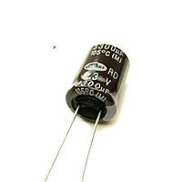 ECAP-RD-3300mkf - 6,3v (105°C) (RD) Конденсатор электролитический: 3300 мкФ, 6,3 В. Диаметр 13 мм. Высота 16