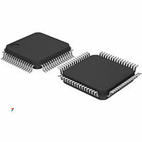 AT91SAM7S64C-AU Мікроконтролер ARM7,65536Б,LQFP64,55МГц, кіль-в входів/виходів 32, кіль-во таймерів 16 бітів