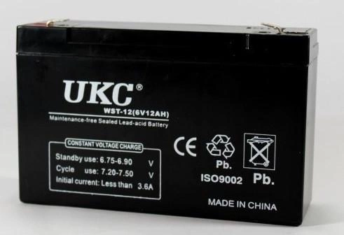 Необслуживаемый свинцово-кислотный аккумулятор для бесперебойника 12V, акб для торговых весов, освещения tru - фото 5 - id-p2091311478