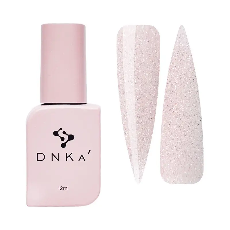 Рідкий гель DNKa Liquid Acrygel 0004 Champagne кремово-рожевий із шиммером 12 мл