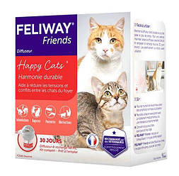 Ceva Feliway Friends Корекція поведінки, феромон для кількох кішок у приміщенні, дифузор + змінний блок 48