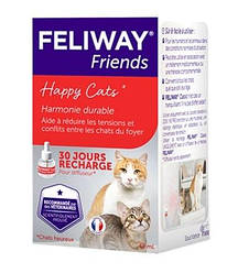 Ceva Feliway Friends Корекція поведінки, феромон для кількох кішок у приміщенні, змінний блок 48 мл