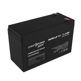 Акумулятор AGM LP 12V - 7.2 Ah Silver