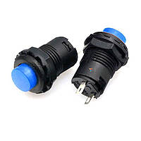 DS-428-SL-Blue Переключатель: кнопочный: с фиксацией: SPST-NO: OFF-ON. 1,5A/250VAC: диаметр отверстия: 12 мм.