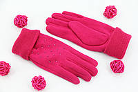 Перчатки детские зимние M&JJ на флисовой подкладке Размер M розовый 0120-9