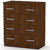 Комод 4Б білий Компаніт (72х39х85 см), фото 5