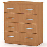 Комод 4Б білий Компаніт (72х39х85 см), фото 9