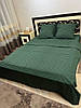 Постільна білизна бязь 2 спальне темно-зелене, фото 10