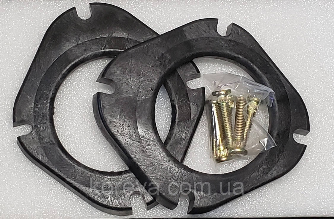 Проставки передні для збільшення кліренсу Ланос із високоміцного пластику Поліамід, фото 1