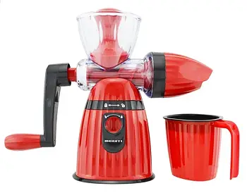 Ручний соковитискач із пластику KITCHEN MASTER LMY 662 Червона